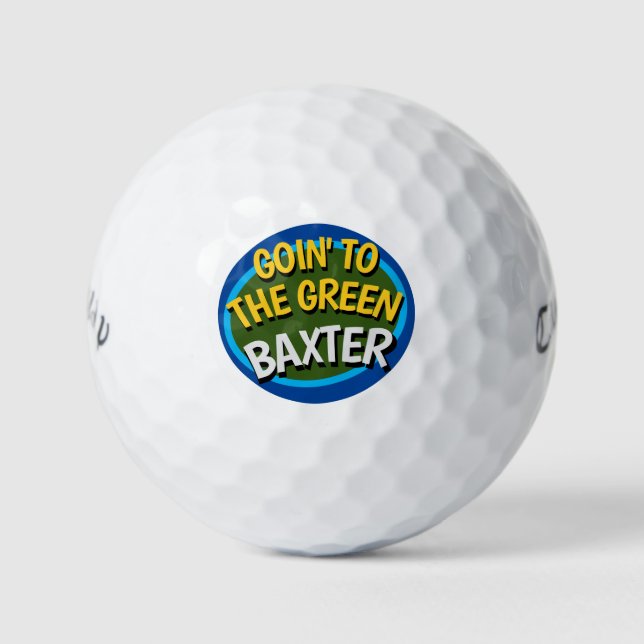 Funny Hilarious Novelty Golf Balls (Front)