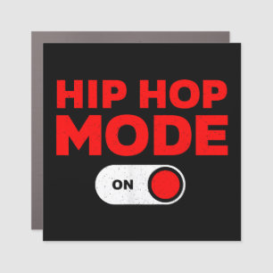 Funny Hip Hop Design For Men Women 90s Hip Hop Dan Car Magnet