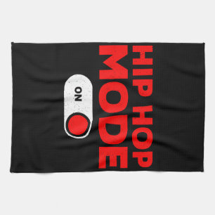 Funny Hip Hop Design For Men Women 90s Hip Hop Dan Kitchen Towel