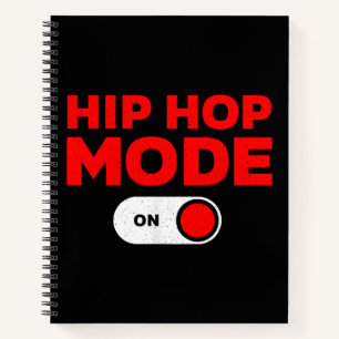 Funny Hip Hop Design For Men Women 90s Hip Hop Dan Notebook
