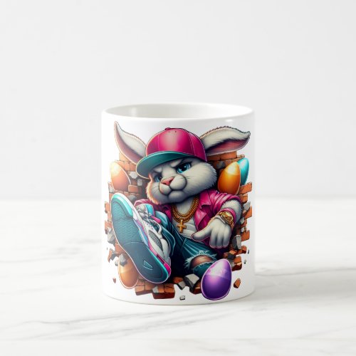  Funny hip hop Gangster Bunny Easter Urban Design Coffee Mug