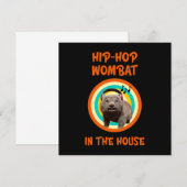 Funny Hip-hop Wombat in the House (Front/Back)
