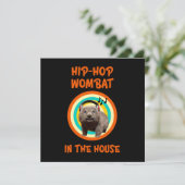 Funny Hip-hop Wombat in the House (Standing Front)