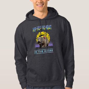 Funny Hip Hop Wombat Music Humor Hoodie