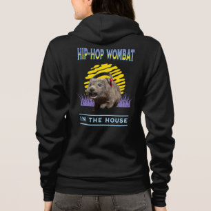 Funny Hip Hop Wombat Music Humor Hoodie