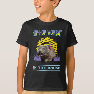 Funny Hip Hop Wombat Music Humor T-Shirt