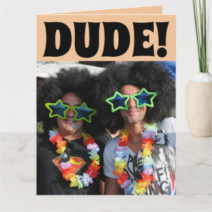 FUNNY HIPPIE BIG BIRTHDAY CARDS