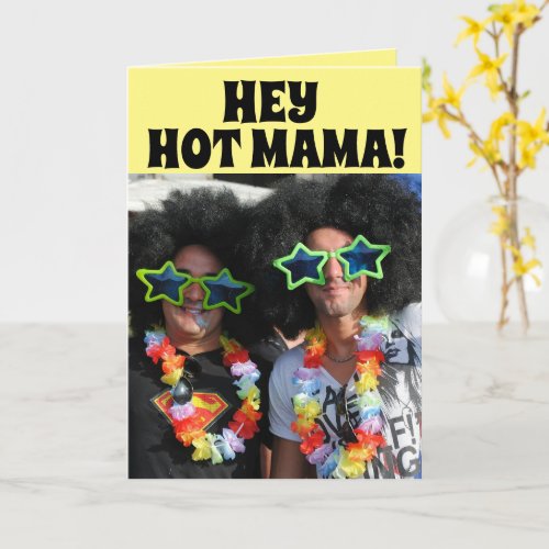 FUNNY HIPPIE BIRTHDAY CARD FOR HER