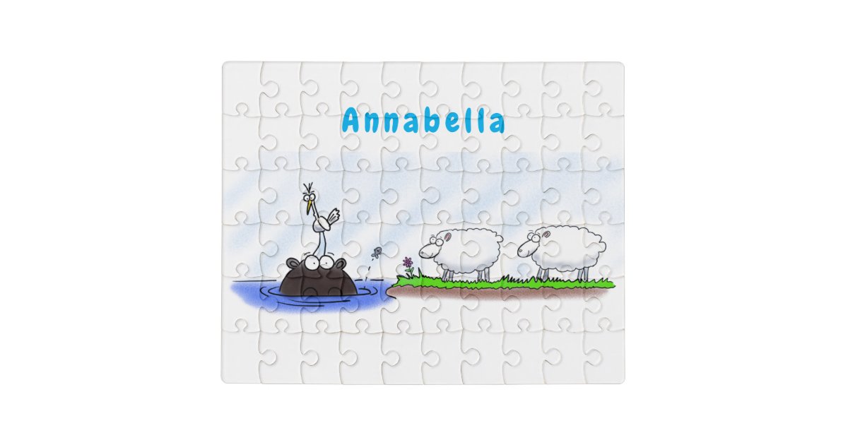Hippo Birdie Two Ewe 300-Piece Birthday Puzzle – Sandra Boynton’s Classic Card As A Fun Family Activity