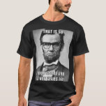 Funny Hipster Abraham Lincoln T-Shirt