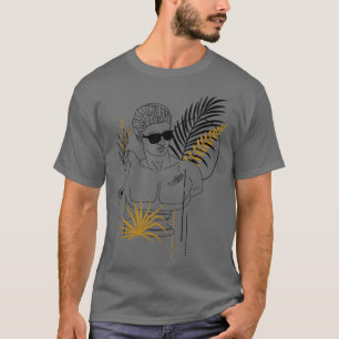 Funny Hipster Hermes Greek God Funny Greek Mytholo T-Shirt