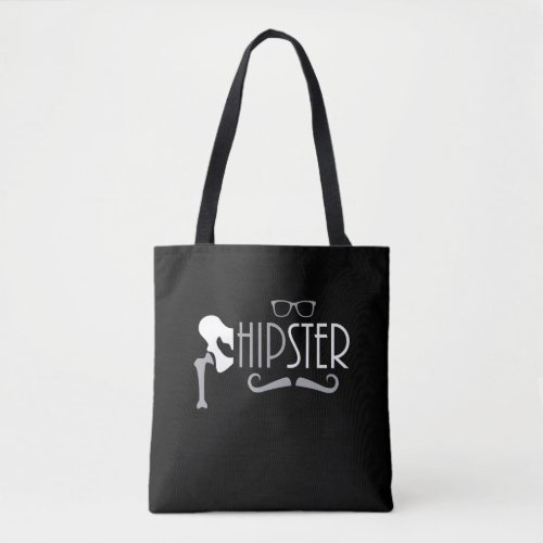 Funny Hipster Hip Replacement Surgery Recovery Tote Bag