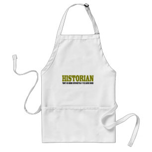 Funny Historian Adult Apron