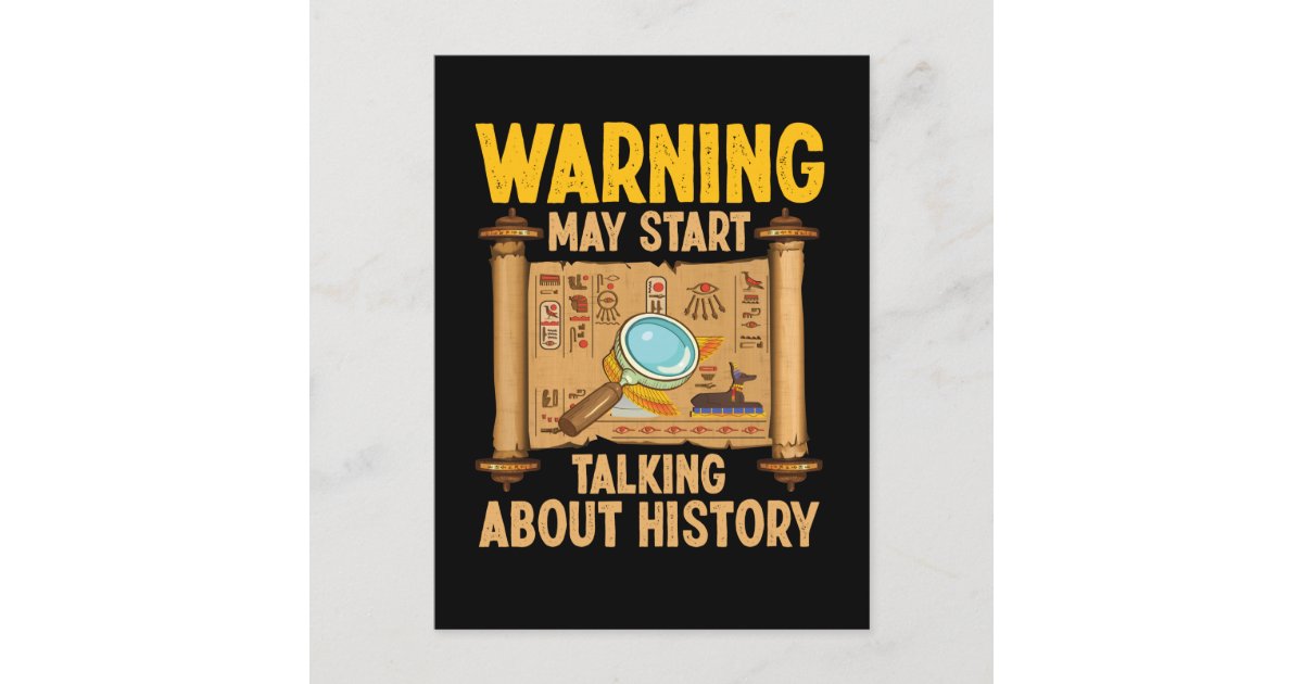Funny History Joke Historian Postcard Zazzle