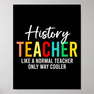 Funny History Teacher Definition Back To School Te Poster
