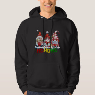 Funny Ho-Ho Gnomes Merry Christmas Family Matching Hoodie