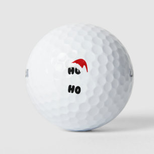 Funny Ho Ho Ho Christmas present Golf Balls