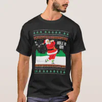 Ho Ho Ho Hole In One Santa Golf Christmas Funny Santa Ugly