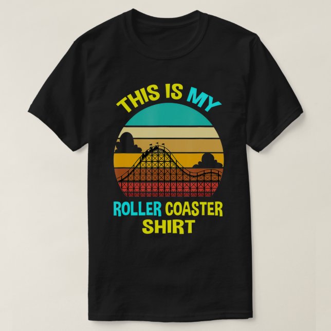 Funny Hobby My Roller Coaster Gifts Rollercoaster  T-Shirt (Design Front)