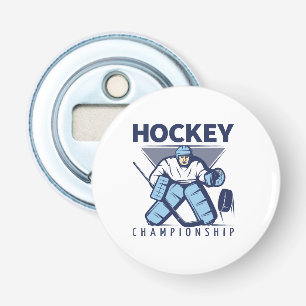 Funny hockey bottle opener