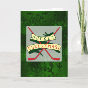 Funny Hockey Christmas Card
