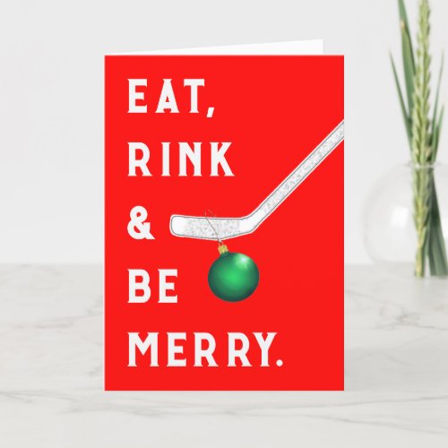 Funny Hockey Christmas Cards