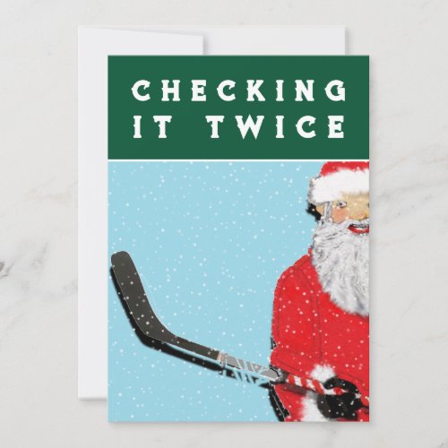 Funny Hockey Christmas Cards