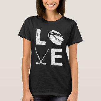 Funny Hockey Design For Kids Men Women Ice Hockey  T-Shirt