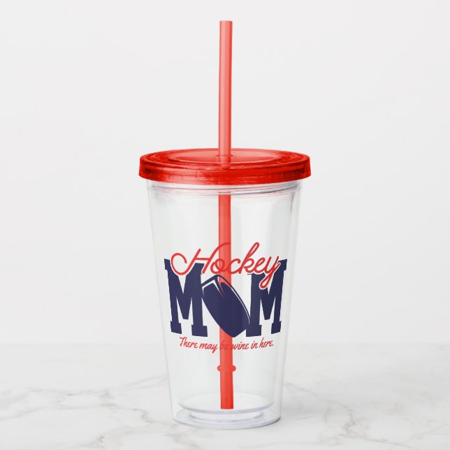 Funny Hockey Mom   Acrylic Tumbler (Front)