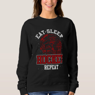 Funny Hockey Player  Ice Hockey Goalie Hockey Sweatshirt