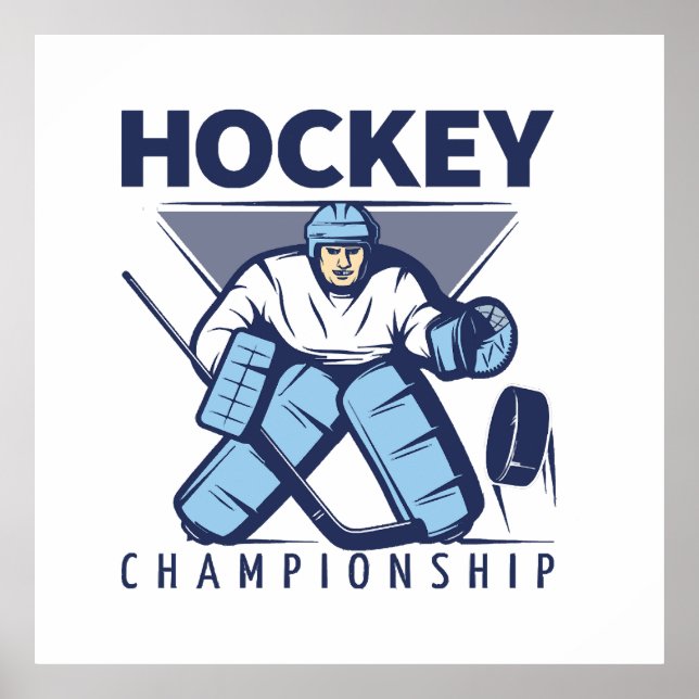 Funny hockey poster (Front)