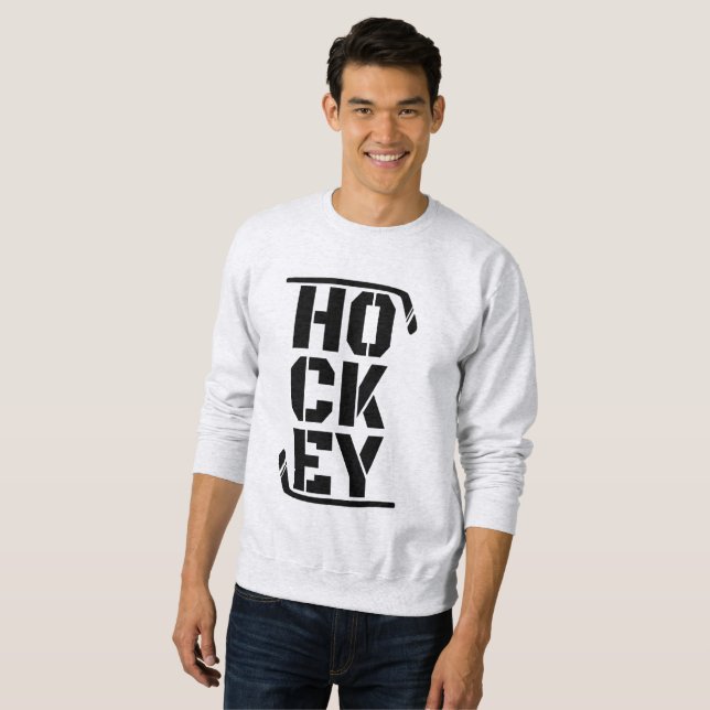 Funny Hockey    Sweatshirt (Front Full)