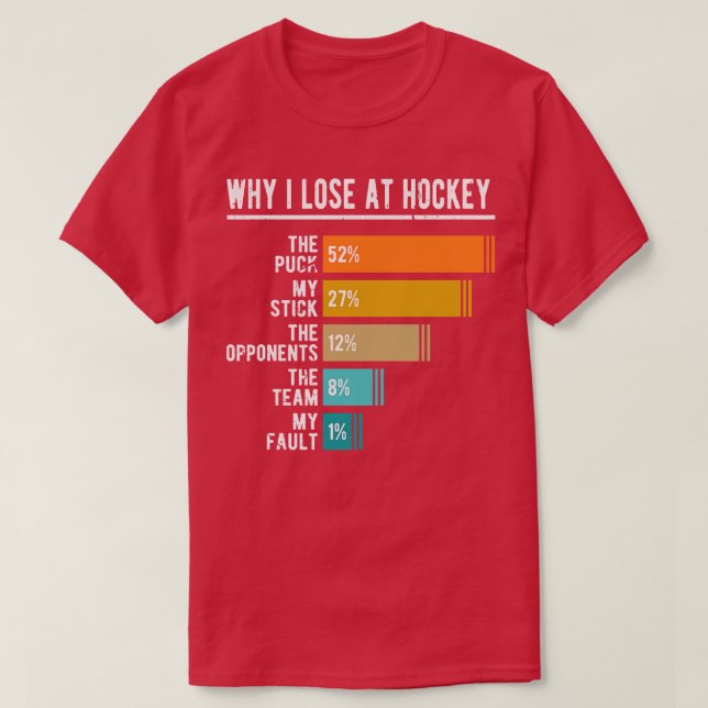 Funny Hockey T-Shirt (Design Front)