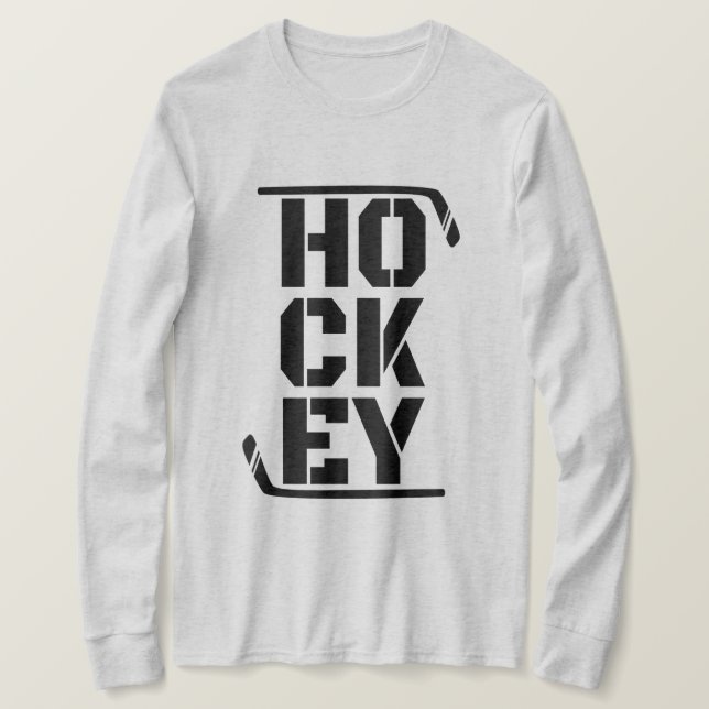 Funny Hockey   T-Shirt (Design Front)