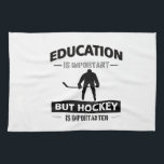 Funny Hockey Towel<br><div class="desc">Funny Hockey design for the kid that loves Hockey</div>
