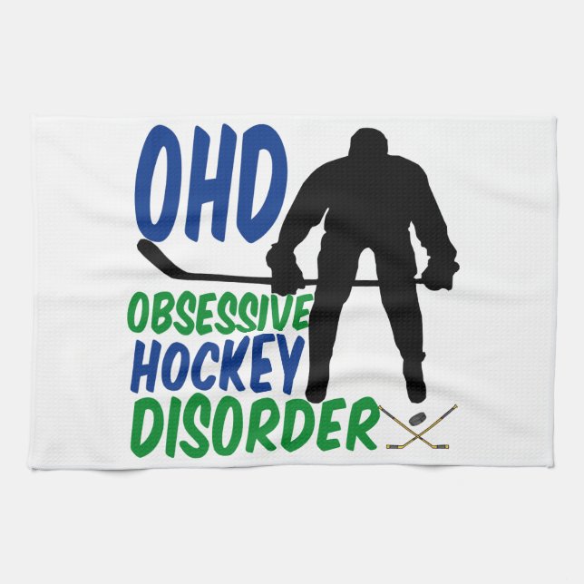 Funny Hockey Towel (Horizontal)