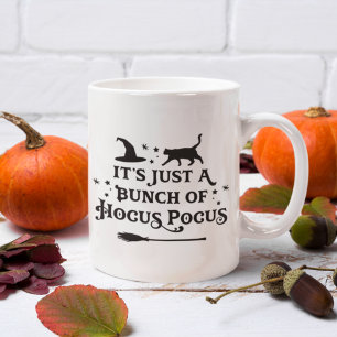 Funny Hocus Pocus Black Cat Witch Halloween Coffee Mug