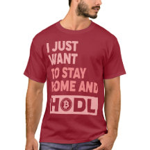 Funny Hodl Crypto Bitcoin Logo Front/Back  T-Shirt