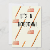 Funny Hoedown Throwdown Party Invitation (Front)