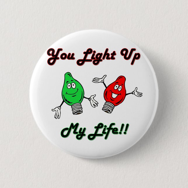 Funny Holiday Button (Front)