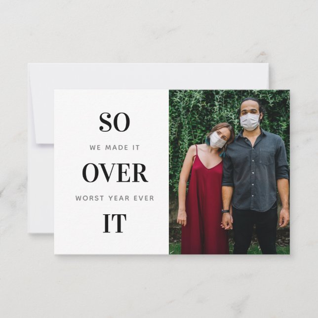 Funny Holiday Cards with Photo Christmas Cards (Front)