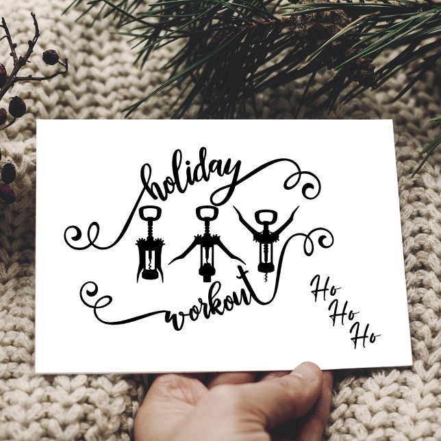 Funny Holiday Christmas Workout Card (Creator Uploaded)