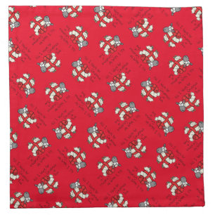Funny Holiday Cute Sheep Christmas Cartoon Cloth Napkin