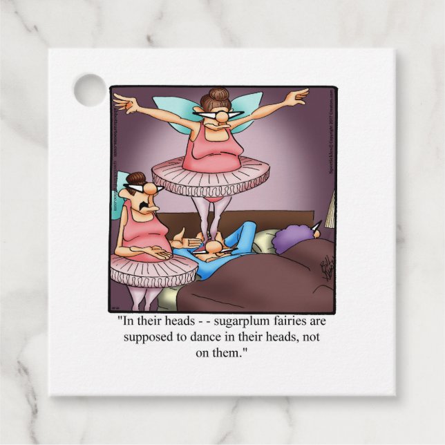 Funny Holiday Gift Tags (Front)