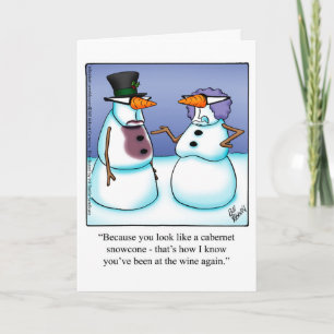 Funny Holiday Greetings Card "Spectickles"