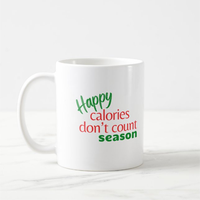 Funny holiday humor mug (Left)