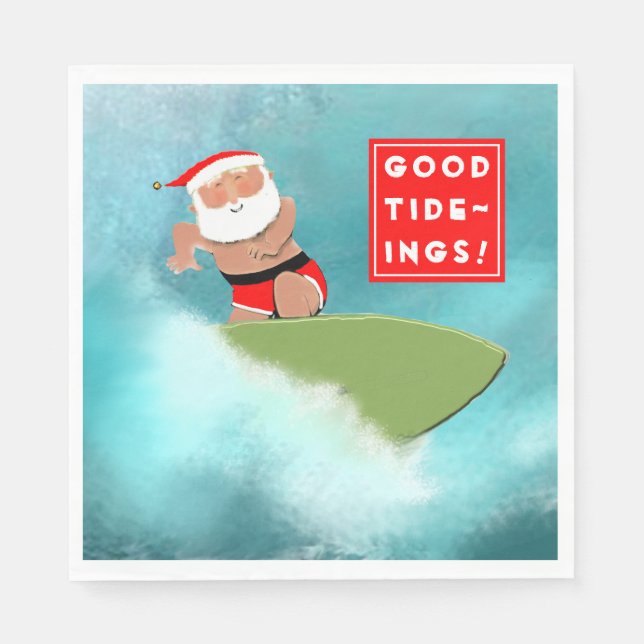 Funny Holiday Party Napkins (Front)