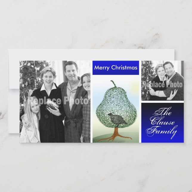 Funny Holiday Photo Template Christmas Humor (Front)
