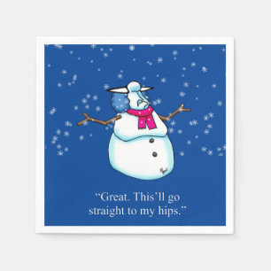 Funny Holiday Seasonal Humor Napkins 