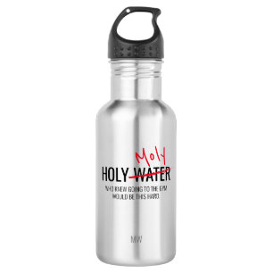 Funny Holy Moly Workout Sports Stainless Steel Water Bottle